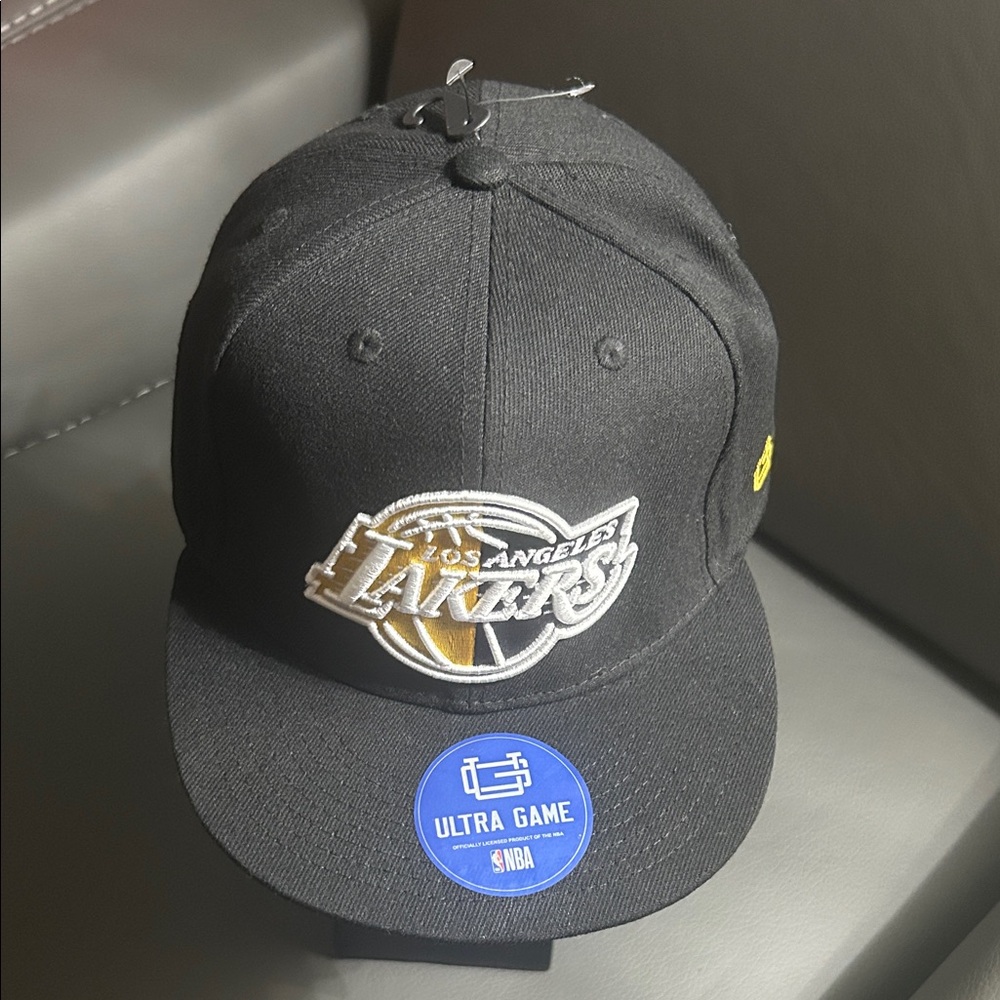 NBA Los Angeles Lakers Black and Gold Ultra Game  Cap